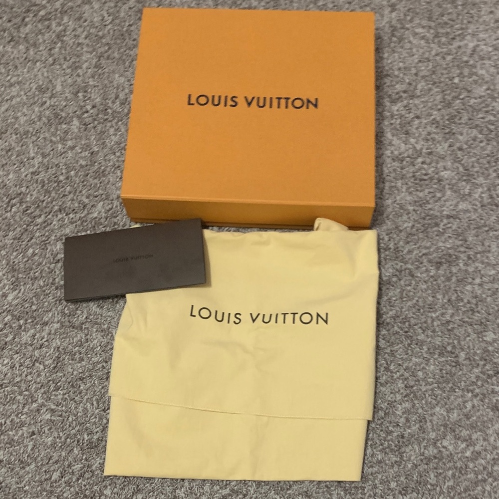 Louis Vuitton Orange Box with Cream Dust Bag